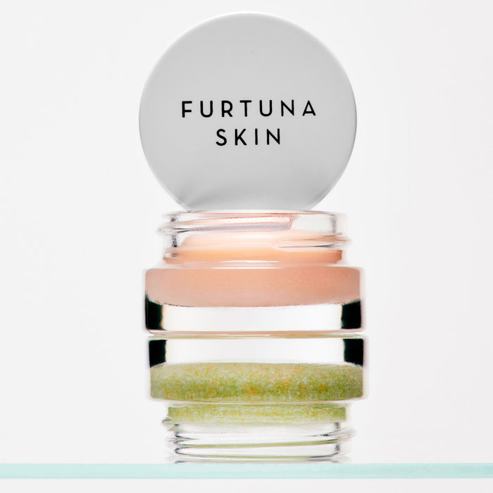 Lifestyle image of Furtuna Skin Triple Olive Lip Polish