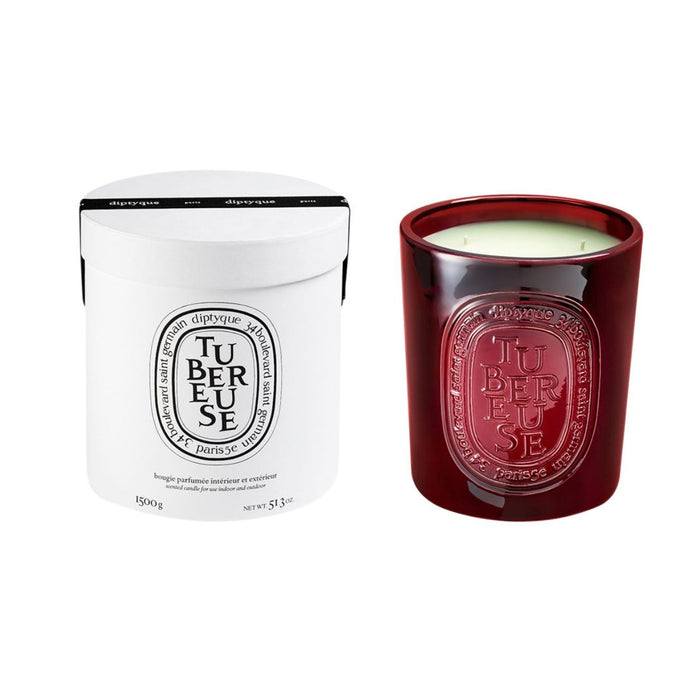 Image of the Diptyque Tubéreuse (Tuberose) Candle variant: 51.3 oz (Extra Large) box