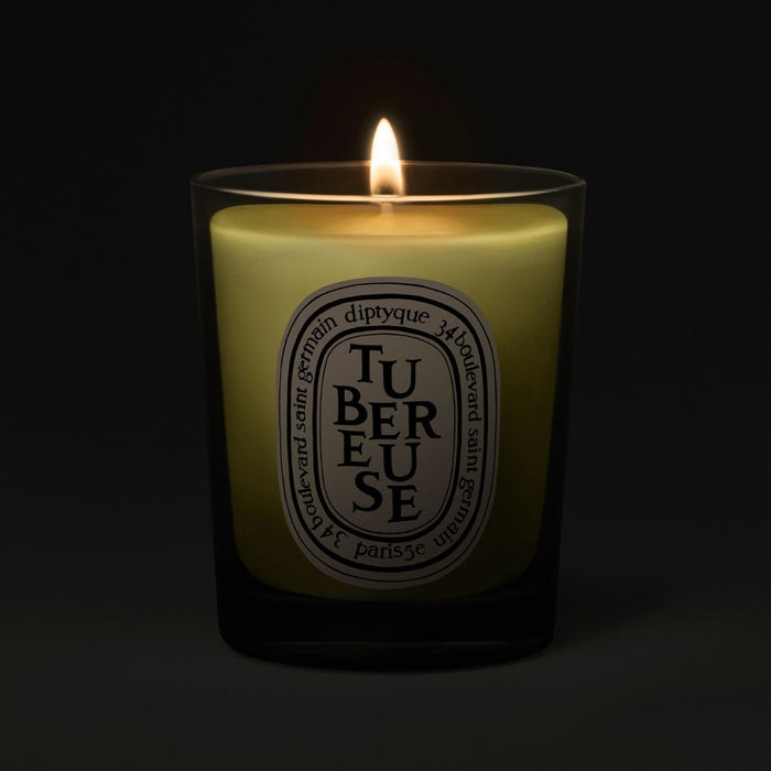 Lifestyle image of Diptyque Tubéreuse (Tuberose) Candle variant: 2.5 oz (Small)