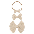 Tulle Bow - Sand