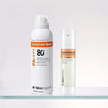 Skininspired Ultimate Sun Protection with body sunscreen spary and matte silicon sunscreen.