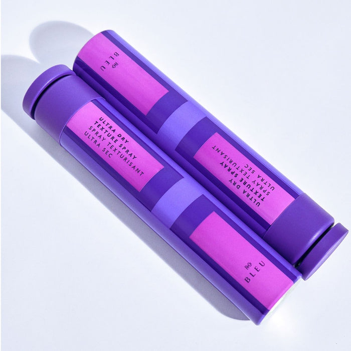 Lifestyle image of R+Co Bleu Ultra Dry Texture Spray