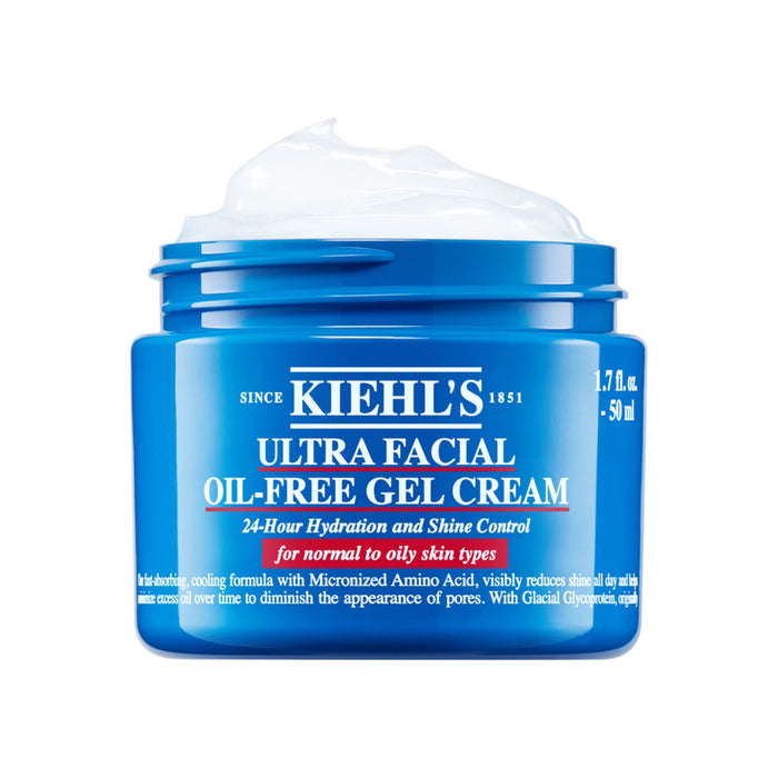 Image of an open Kiehl's Since 1851 Ultra Facial Oil-Free Gel Cream
