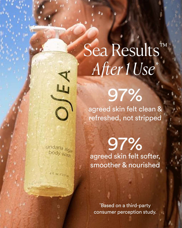 Clinical results claim: 97% felt skin was clean and refreshed without stripping after one use
