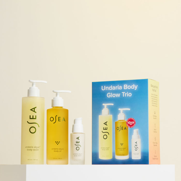 Lifestyle image of OSEA Undaria Body Glow Trio Mother's Day Gift Set (Limited Edition)