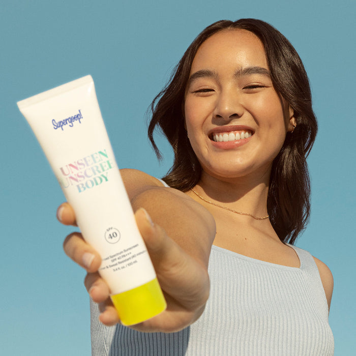 Model image of Supergoop! Unseen Sunscreen Body SPF 40
