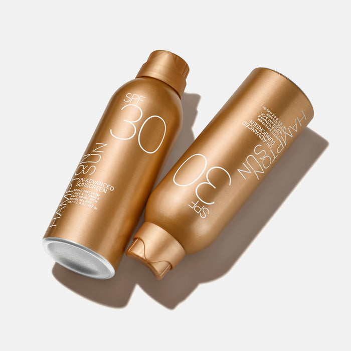Top-view image of Hampton Sun UV-Advanced Sunscreen Mist SPF 30