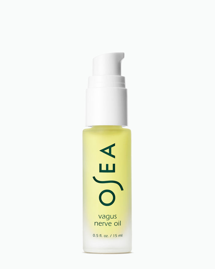 OSEA Vagus Nerve Oil, 0.5 fl oz / 15 ml pump bottle on white background