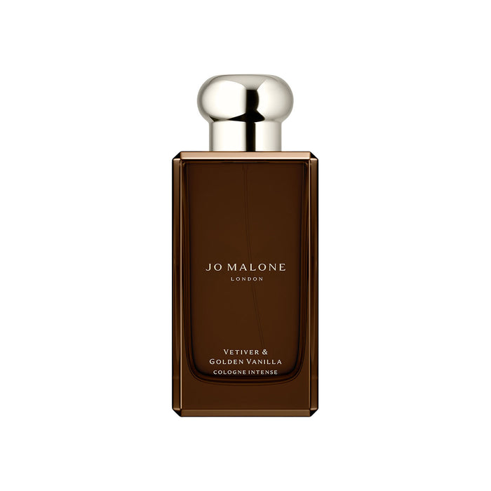 Image of a closed Jo Malone London Vetiver and Golden Vanilla Cologne Intense variant: 3.4 fl oz
