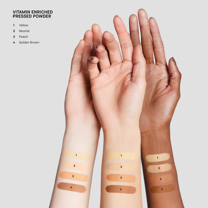An arm swatch of Bobbi Brown Vitamin Enriched Pressed Powder variant: Golden Brown
