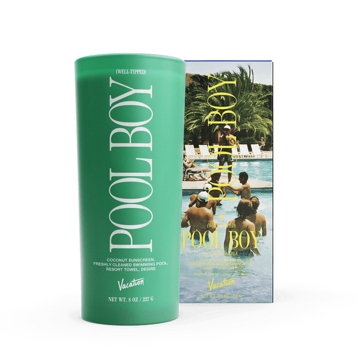 Vacation Well-Tipped Pool Boy Candle main image