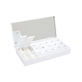 Port and Polish White AM/PM Pill Box main image