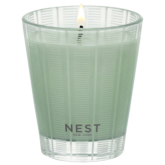 Image of an open Nest Wild Mint & Eucalyptus Candle variant: 8.1 oz (Classic)