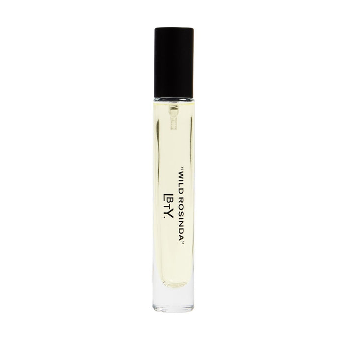 Image of a closed Liberty LBTY. Wild Rosinda Eau De Parfum variant: 0.27 fl oz