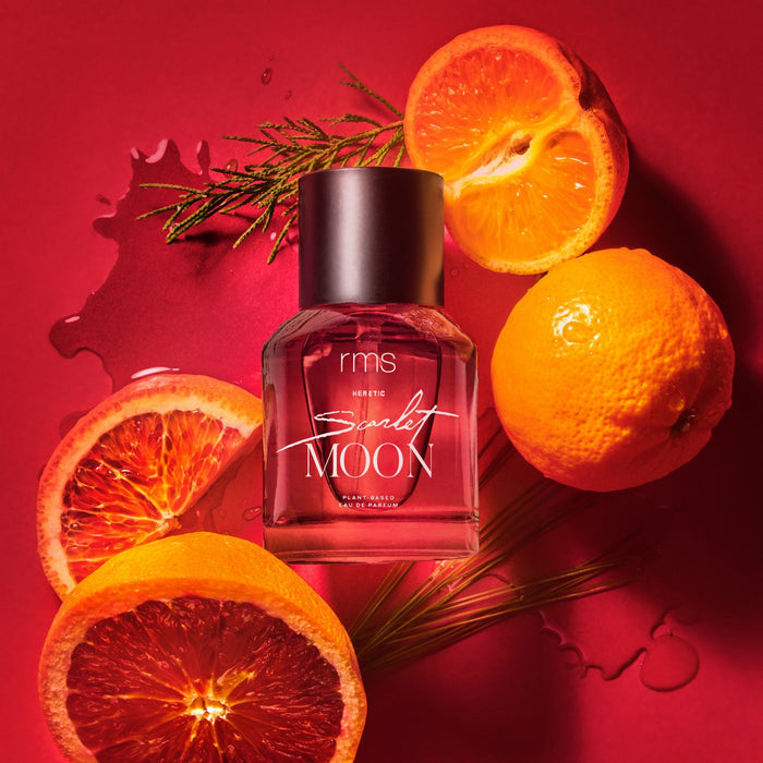Lifestyle image of RMS Beauty x Heretic Scarlet Moon Eau de Parfum