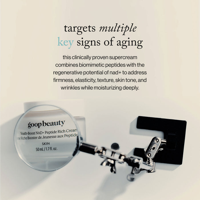 Information related to Goop Beauty Youth-Boost NAD+ Peptide Rich Cream